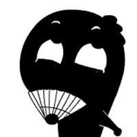 小黑人头像卡通