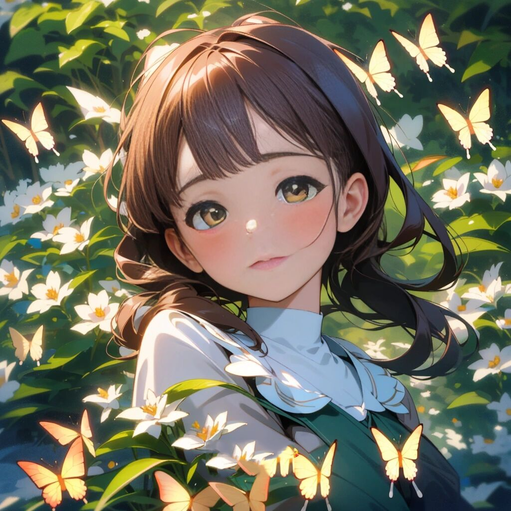 小众唯美森系治愈动漫头像女7815