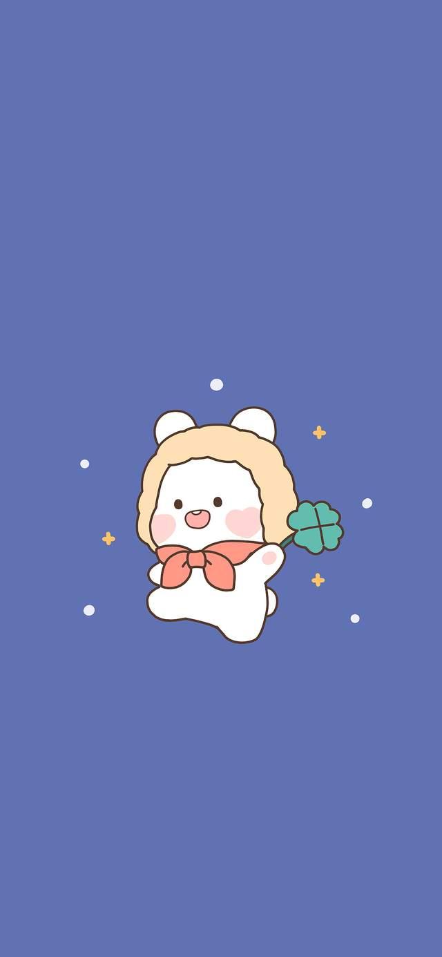 超多温柔可爱小清新插画壁纸