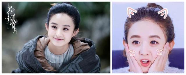 赵丽颖长相分析:三个圆脸长相变美思路,圆脸女孩必看!