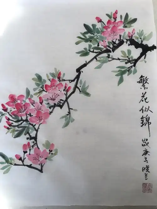 杜鹃花的画法