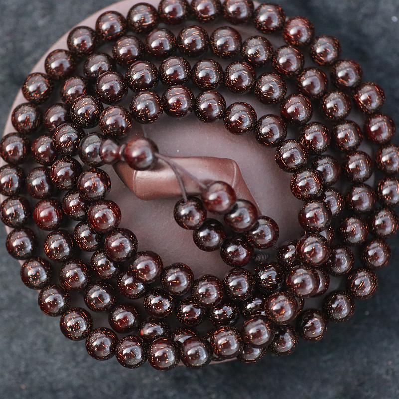 工厂批发 正宗印度小叶紫檀手串108颗念珠檀香木文玩男手链保真