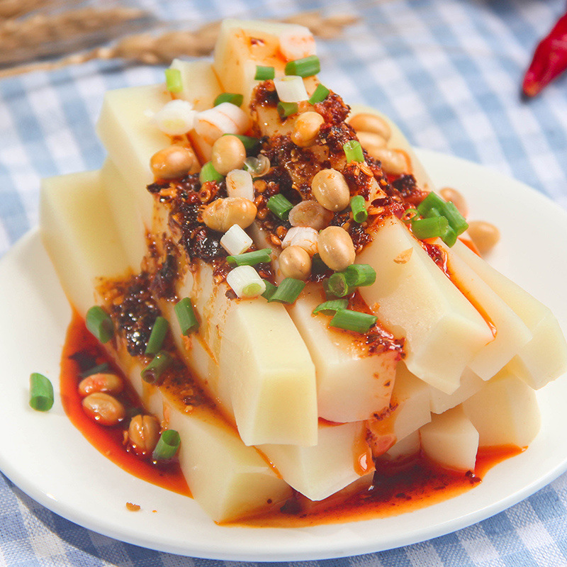 贵州特产小吃米豆腐米凉粉凉菜开袋即食送配料新鲜米豆腐方便即食