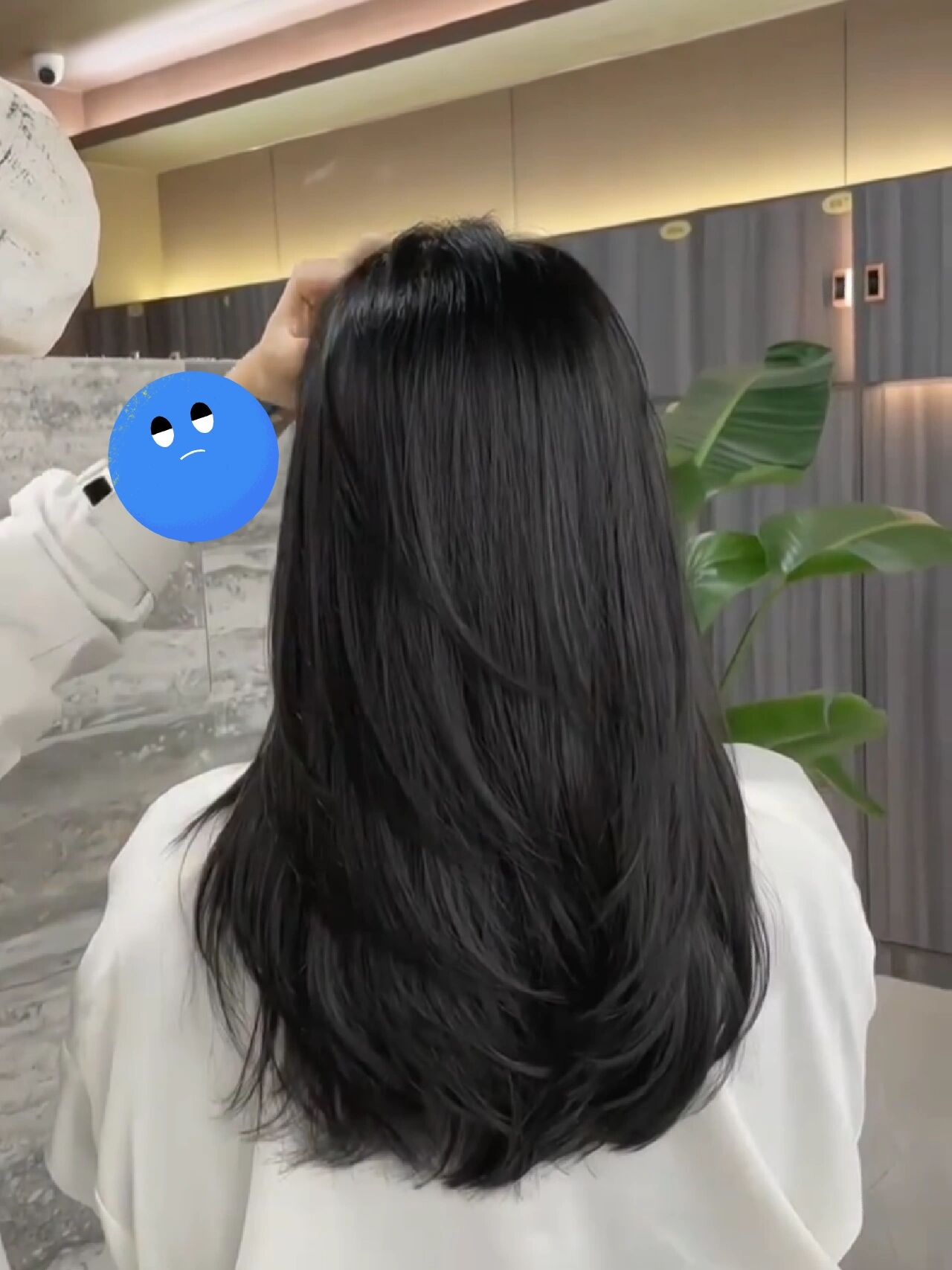 最好看的层次感 中长发2023火97的一塌糊涂 7878不挑脸型的长度