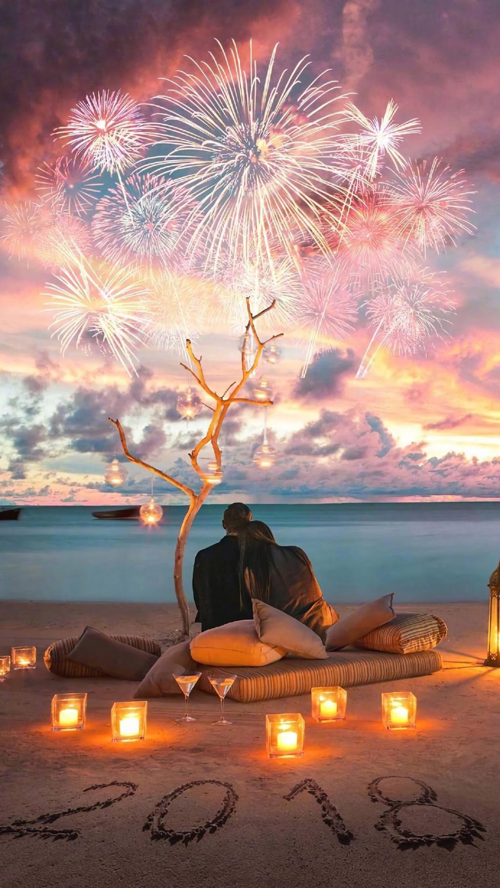 七夕唯美情侣浪漫瞬间