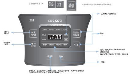 急求福库电饭煲crp-htf1060sr说明书中文详细点啊