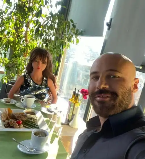 shot to online notoriety after marrying a sex doll, has shared