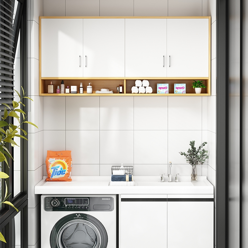 古达厨房吊柜挂墙式卫生间墙上收纳置物柜子阳台卧室顶柜墙壁挂柜定制