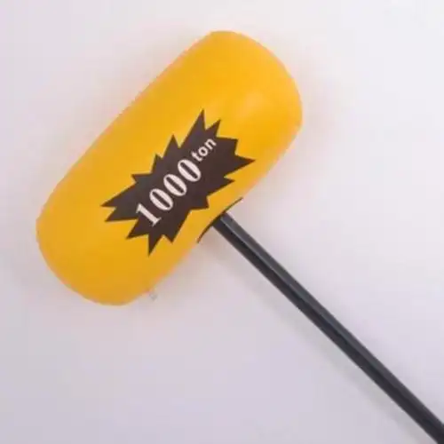 流星锤塑胶大号充气锤子黑千吨锤儿童敲打玩具大千吨锤气球活动搞怪