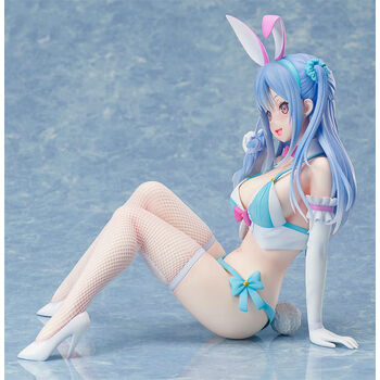 万代bandai眼镜厂二次元兔女郎游戏人生白手办动漫支架机箱摆件兔女郎