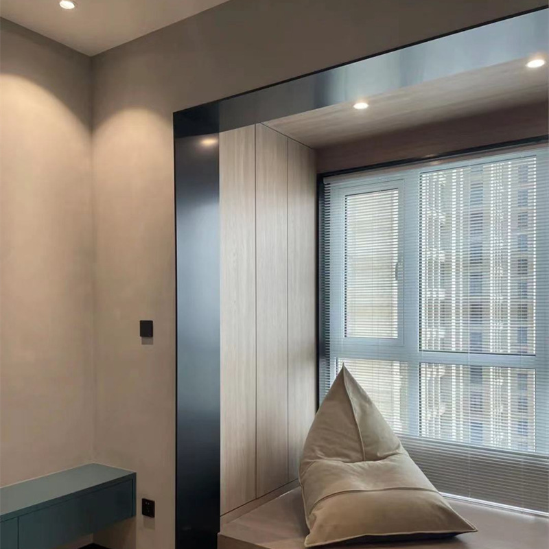 不锈钢门套极窄门框窗套包边阳台垭口进户铝合金金属钛金双包