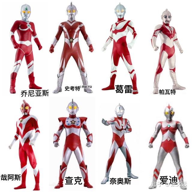 奥特曼的种类还有很多,他们出自不同的时期,也都有自己的故事,也都有