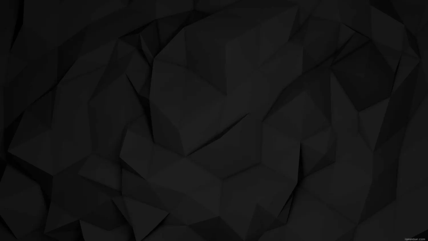 分享10款使用cinema 4d渲染的高分辨率炫酷黑色系壁纸