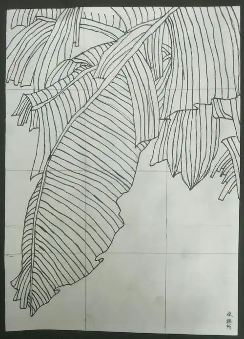 周六上午国画——《芭蕉》 - 美篇