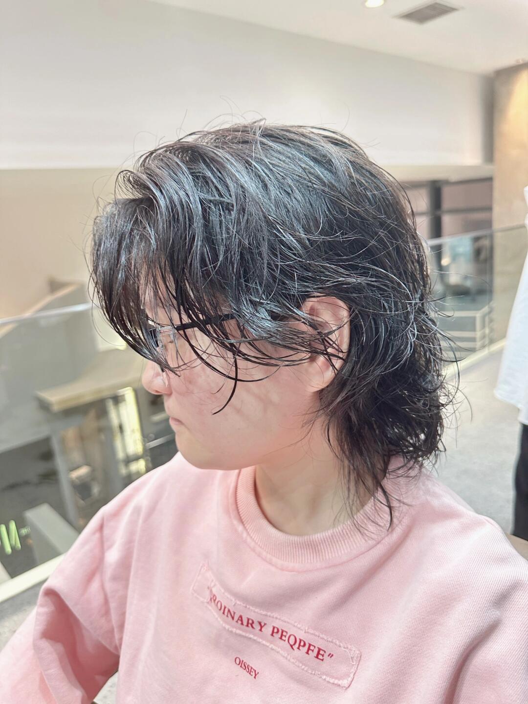 女生超短发烫发分享|酷飒鲻鱼狼尾卷短发~|武汉烫发