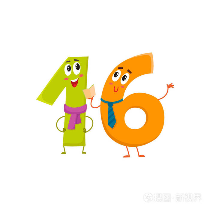 可爱又搞笑多彩16数字字符生日问候