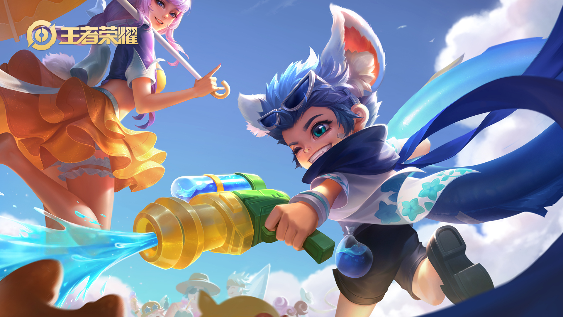 2021-03-12壁纸标签:王者荣耀壁纸封面图李元芳逐浪之夏高清壁纸壁纸