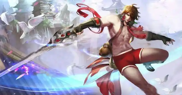 wuli李白这腹肌,1,2,3,4……已经数不清多少块了!