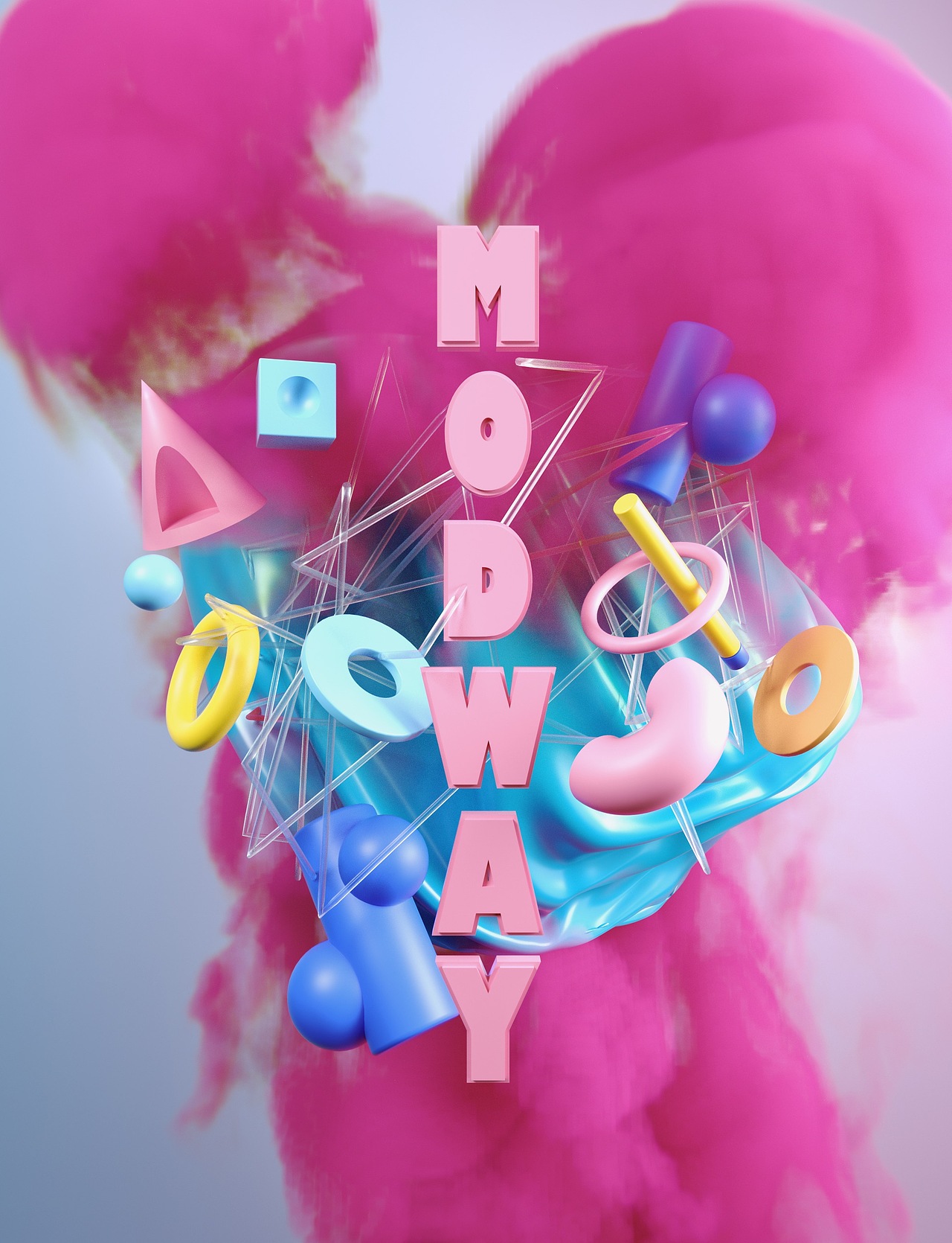 三维创意海报modway2019