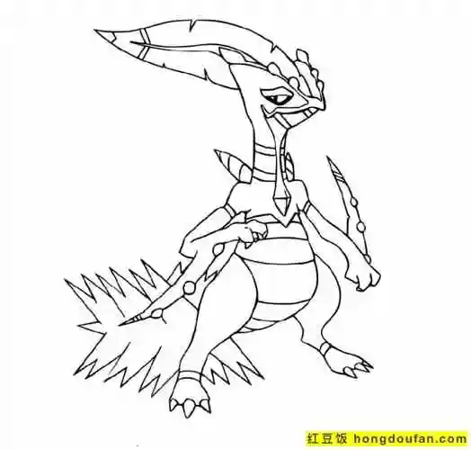 13张最棒的宝可梦口袋宝贝涂色图片免费下载-红豆饭小学生简笔画大全