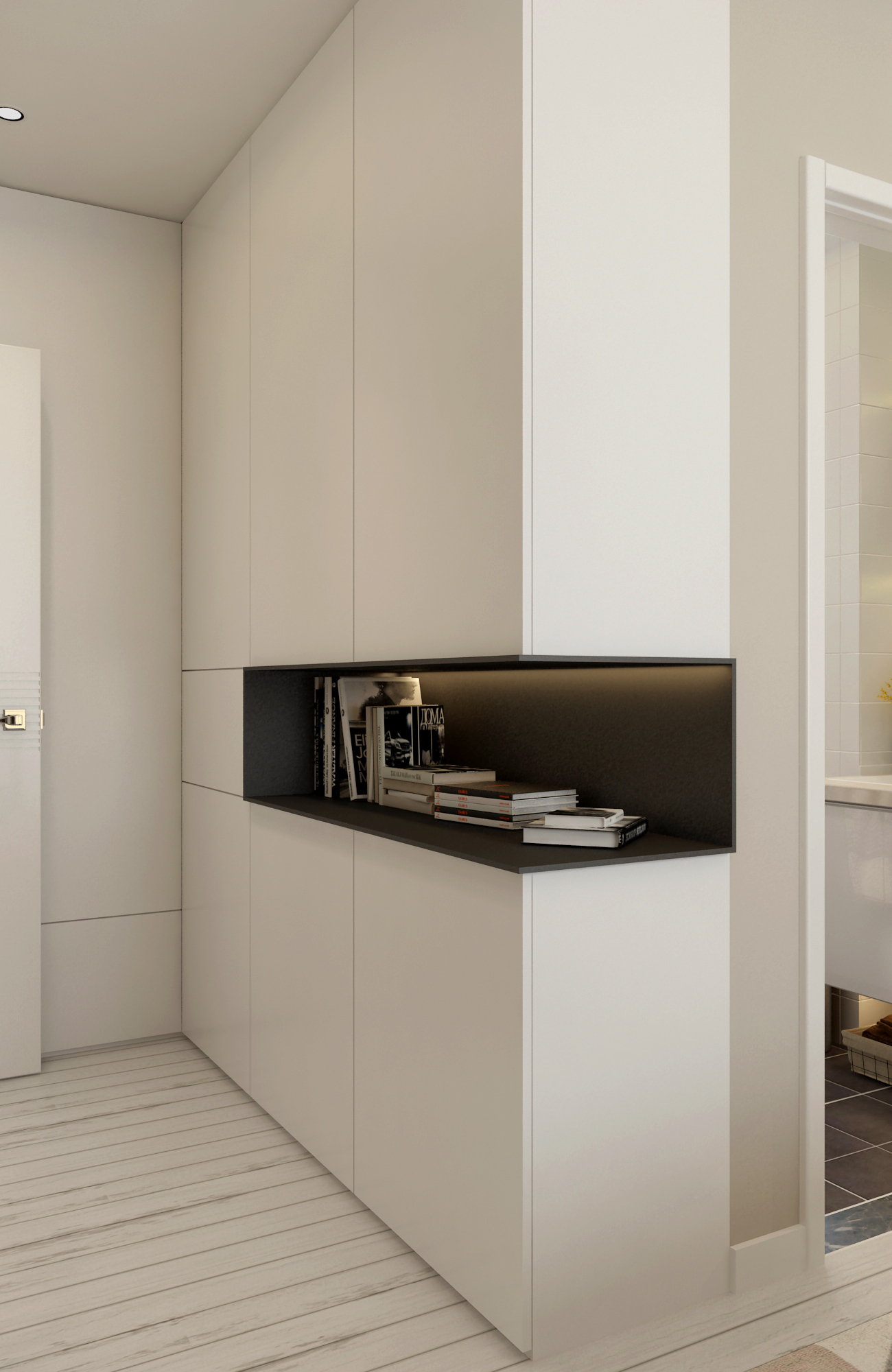 108㎡现代简约设计衣柜图片