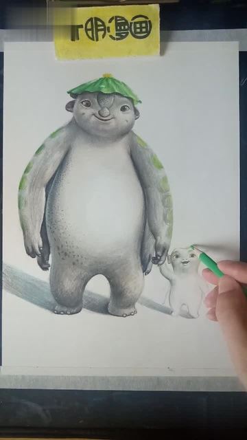 手绘胡巴和笨笨-教育视频-搜狐视频