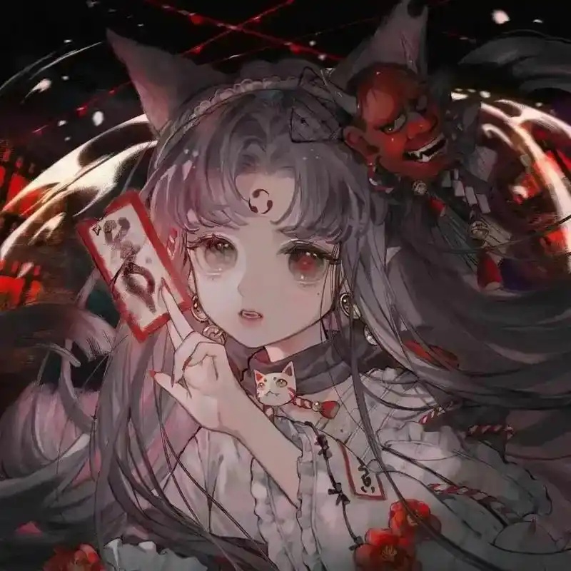 女生头像|丧丧又迷人的黑暗系动漫 头像 因为某个粉丝的要求 - 兑音