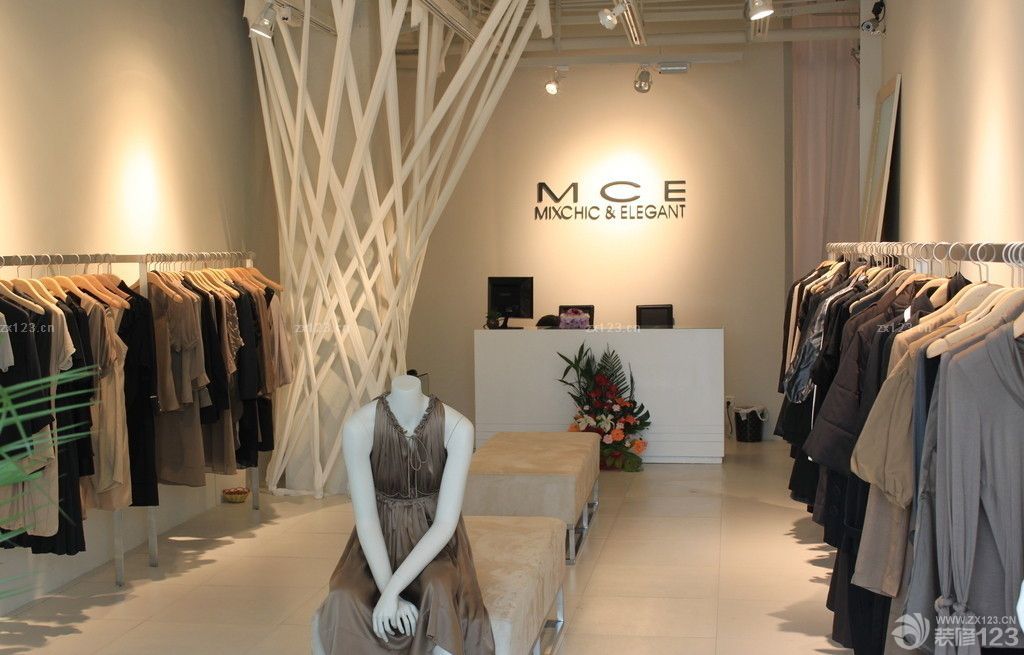 欧式风格女装服装店装修效果图