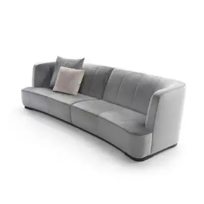 北欧后现代轻奢风灰色布艺沙发现代简约多人位客厅沙发酒店会所公寓