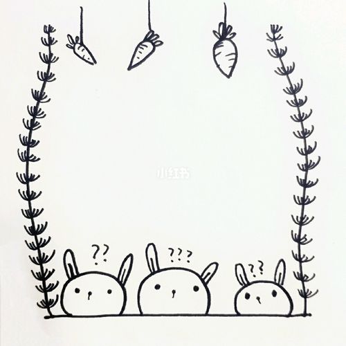 小可爱哒边框 | 手帐素材简笔画手帐素材简笔画手帐素材兴趣手账边框