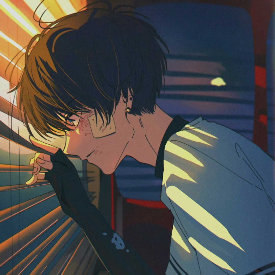 「头像」充满故事的动漫男头