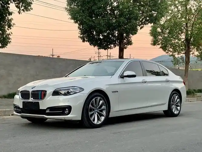 杭州2016年11月宝马宝马5系2017款525li领先型白色手自一体