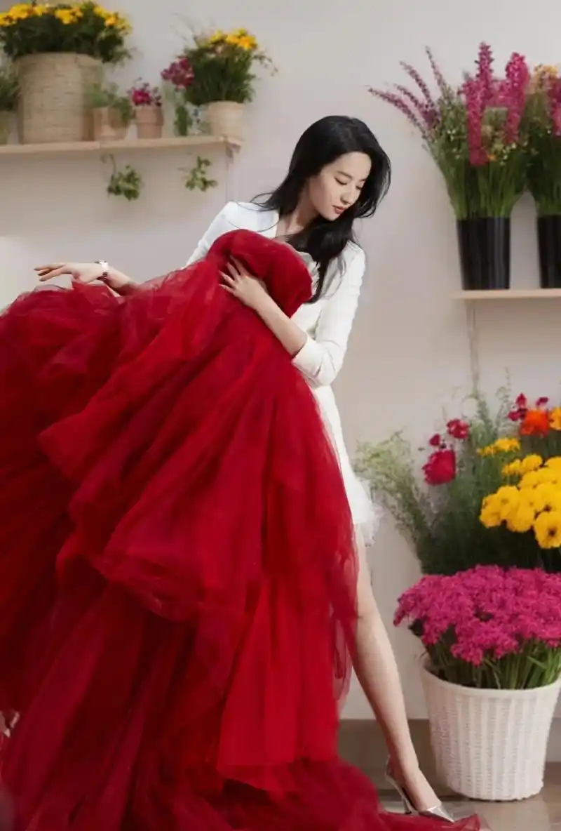 茜茜公主的婚纱来喽!你喜欢哪一套?#刘亦菲 #女星 #美出高 - 抖音