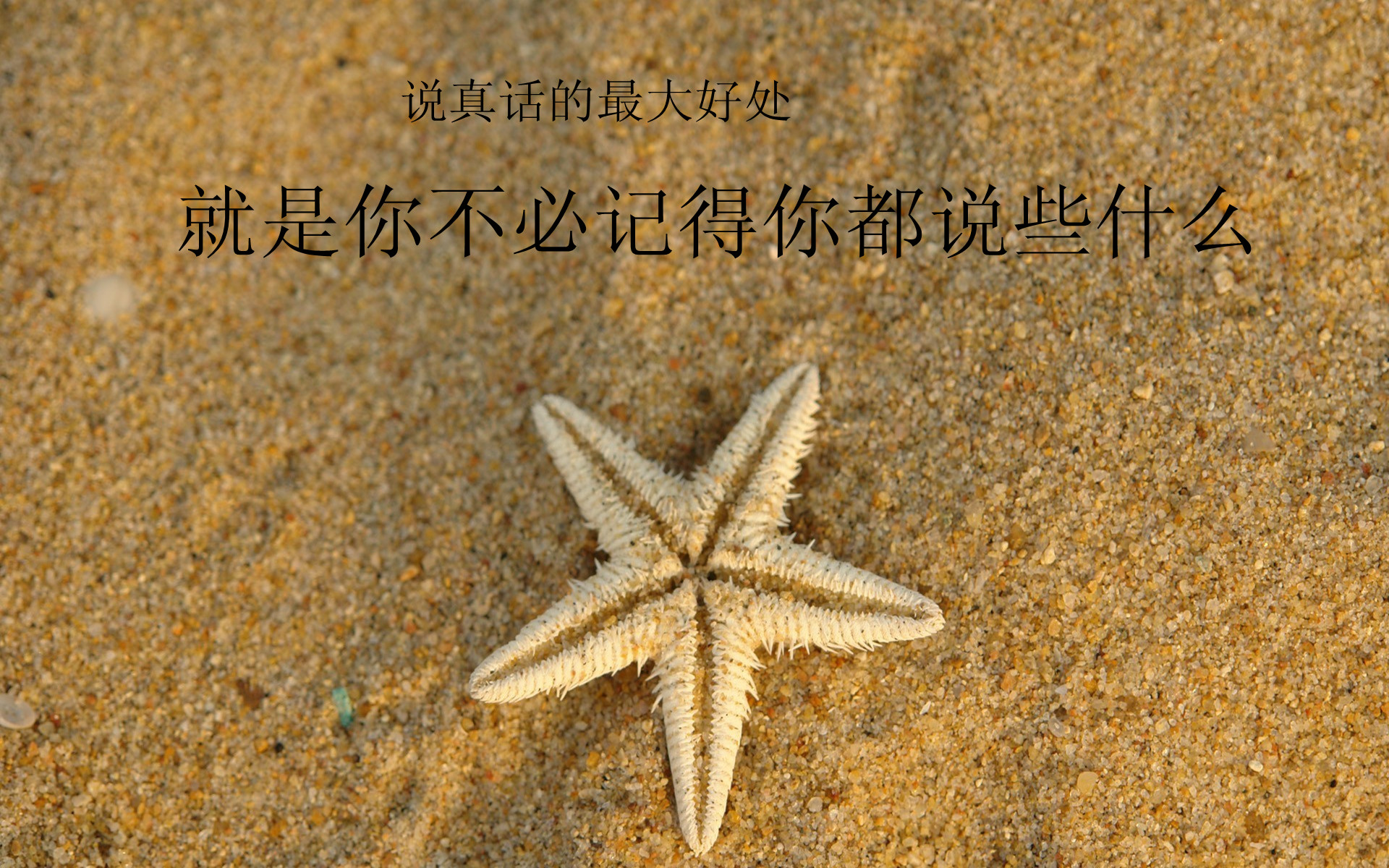 小清新纯文字简约桌面壁纸