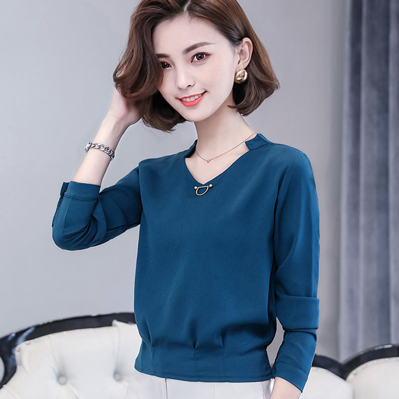 网站地图 女装 t恤 雪纺衣服长袖修身新款 > 秋装新款长袖修身雪纺