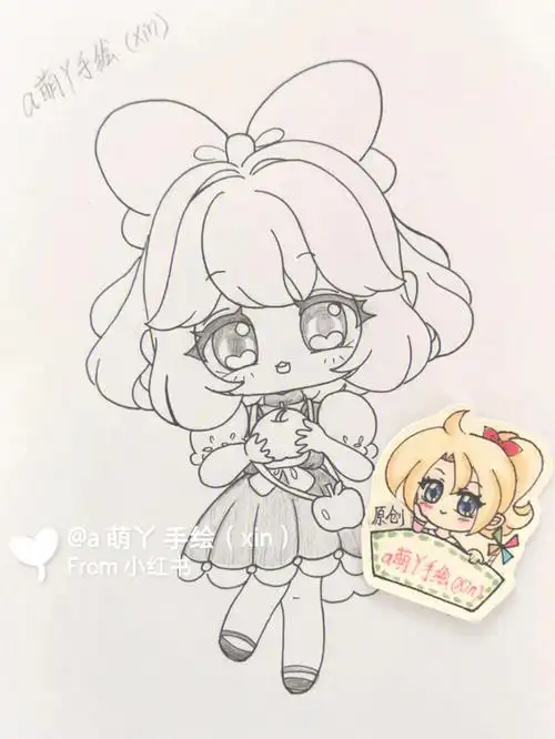 迷你世界白雪公主原创简笔绘画画的日常教程