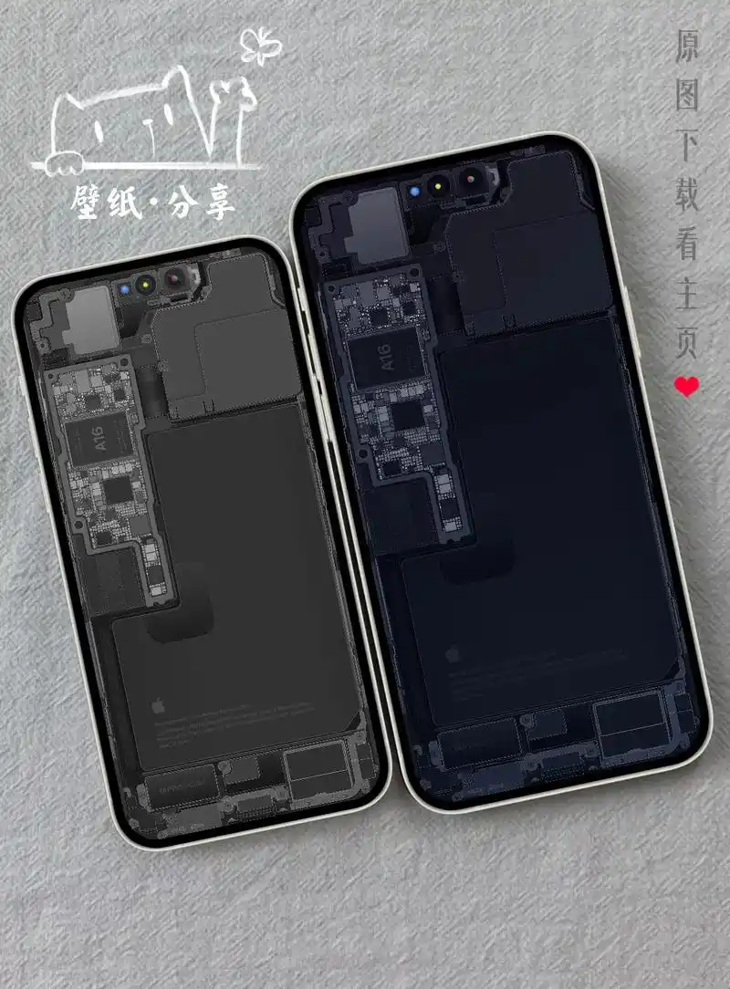 第94期|iphone 14 pro max 透视壁纸 #手 - 抖音