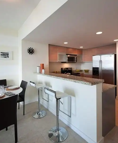 小户型厨房吧台效果图效果图