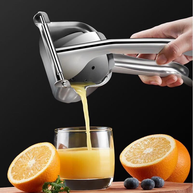 拓巢手动榨汁机304不锈钢多功能手压式挤压式果汁压榨机器 手动榨汁机