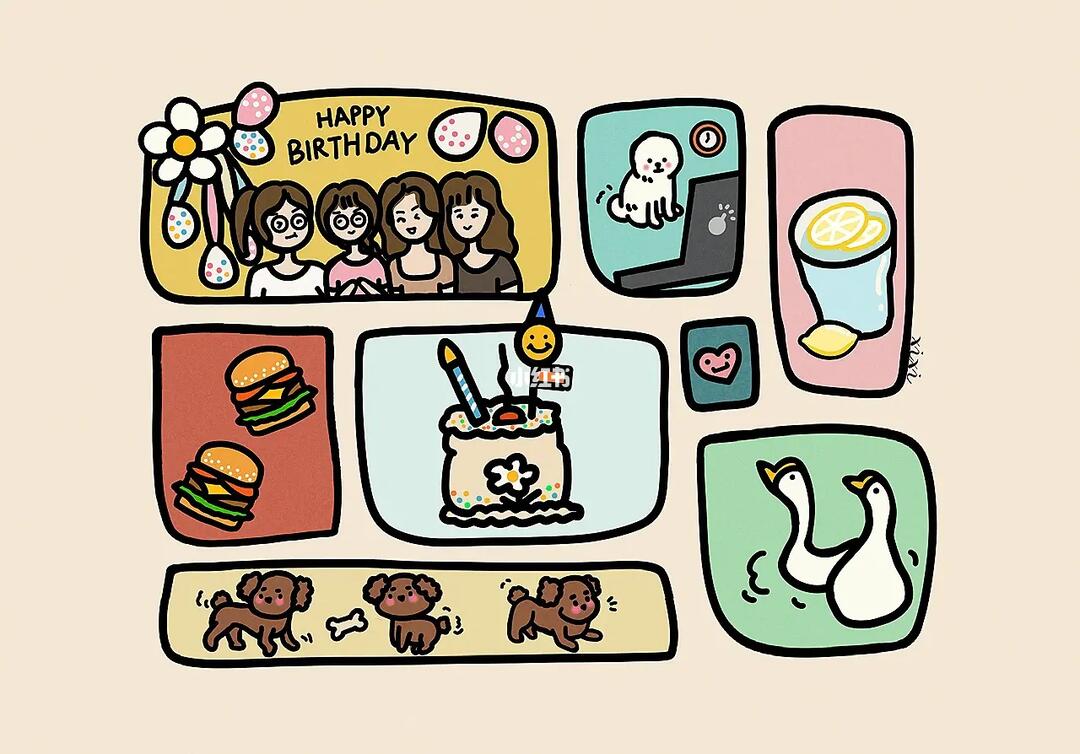 绘画日记可爱的日常生活手绘专属壁纸09