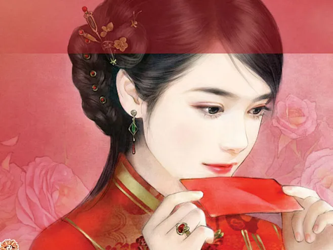 【发图】古代待嫁新娘装_手绘古装女子吧_百度贴吧