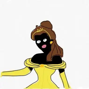 搞笑开黑迪士尼公主手绘头像