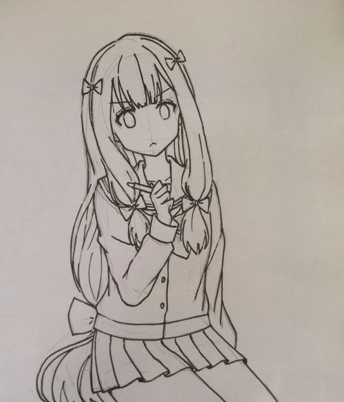 动漫人物速写教程