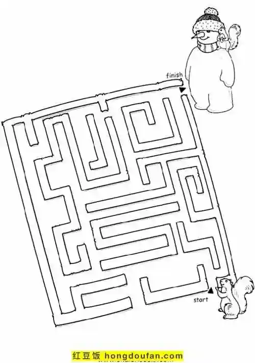 学校,幼儿启蒙,打印,有趣,游戏,游戏图片,热气球,蜜蜂,走迷宫,路线图