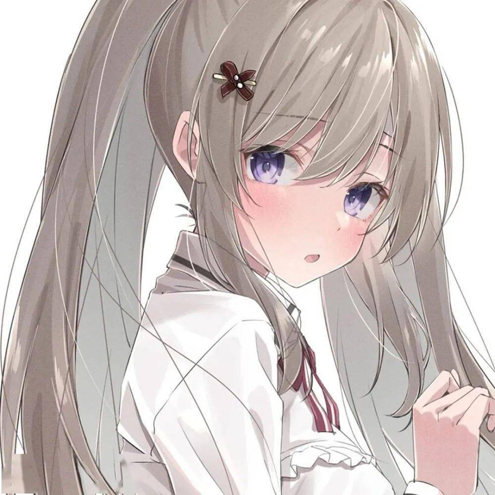 双马尾女生头像 可爱女生动漫头像 微信头像_公众_壁纸_二次元