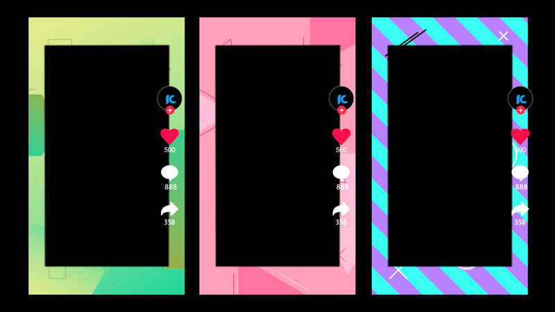 12组抖音短视频界面边框pr模板视频特效素材-千库网