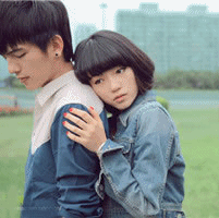 求好看的qq情侣闪动头像