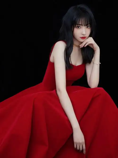 红玫瑰清冷明艳风美人合肥写真