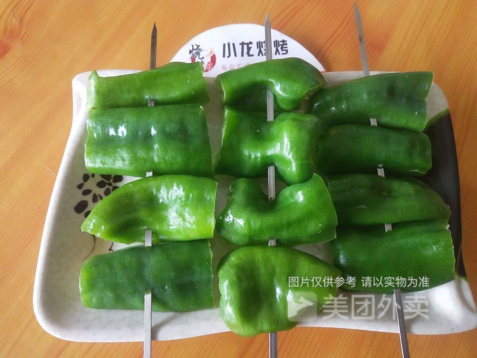 虎皮青椒串图片