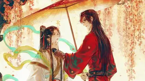 《天官赐福》花城和谢怜,高清壁纸图片,动漫人物-回车桌面